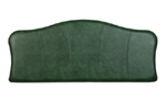 crown 2and#39;6 Faux Leather Headboard - Dark Green