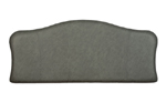 crown 2and#39;6 Faux Leather Headboard - Grey