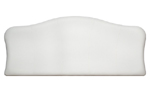 crown 3and#39;0 Faux Leather Headboard - White