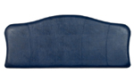 Crown 4and#39;0 Faux Leather Headboard - Navy