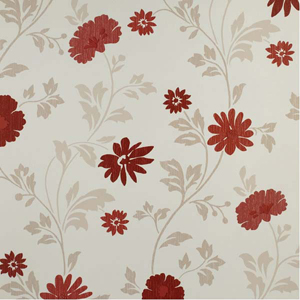Provence Wallpaper Red M0042