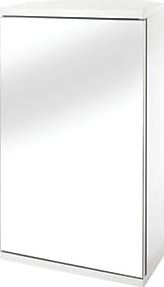 Croydex, 1228[^]72761 1-Door Bathroom Corner Cabinet White 300