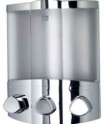Croydex Euro Soap Dispenser Trio Chrome