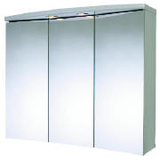 Croydex Seine Three Door Illuminated Cabinet