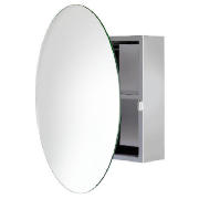 Croydex Stainless Steel Circular Mirror Cabinet
