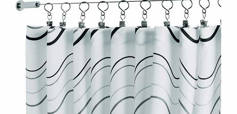 Croydex Stainless Steel Shower Curtain Tension