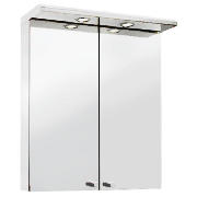 Croydex Stainless Steel Two Door Illuminated
