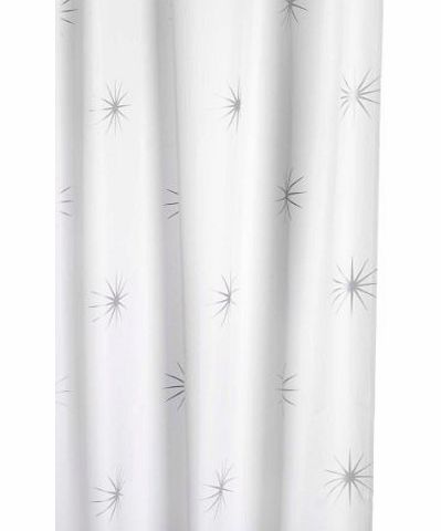Croydex Stellar Textile Shower Curtain