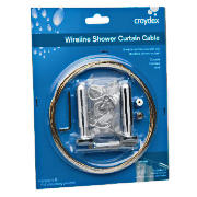 Croydex Wireline Shower Curtain Cable