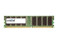 CRUCIAL 256MB DDR PC2700 CL=2.5 UNBUFF NON-ECC DDR333 2.5V 32Meg x 64
