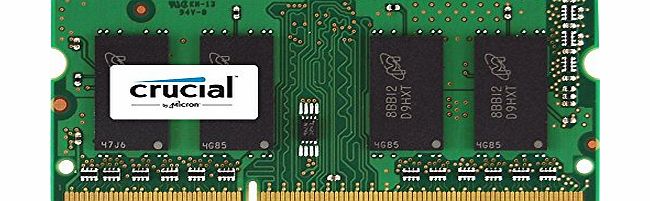 Crucial 2GB DDR3 PC3-12800 SODIMM 204 Pin Memory Module