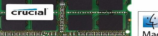 Crucial 8GB 2x 4GB DDR3 1066 MT/s CL7 SODIMM 204 Pin Memory Module Kit for Mac