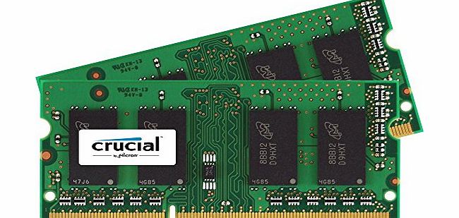 Crucial CT2KIT51264BF160B 8GB Kit (4GB x 2) DDR3 PC3-12800 Unbuffered NON-ECC 1.35V