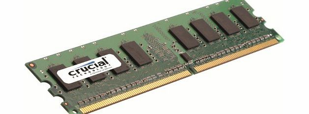Crucial Dimm Desktop Memory Upgrade (2GB,240-pin,DDR2 PC2-5300,Cl=5,1.8v)