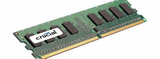 Crucial Dimm Desktop Memory Upgrade (2GB,240-pin,DDR2 PC2-8500,Cl=7,1.8v)