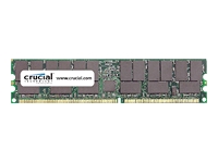 Memory - 1 GB - DIMM 184-PIN - DDR - 400 MHz / PC3200 - CL3 - 2.6 V - registered - ECC