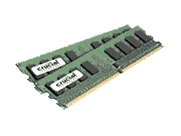 CRUCIAL memory - 2 GB ( 2 x 1 GB ) - DIMM 240-pin - DDR2
