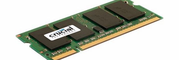 Crucial Sodimm Laptop Memory Upgrade (4GB,200-pin,DDR2 PC2-6400,Cl=6,1.8v)