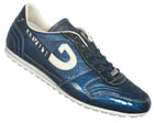 Cruyff Astro Blue/White Leather Trainers