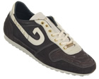 Astro Dark Brown Leather Trainers