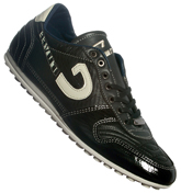 Cruyff Classics Cruyff Astro Black and Blue Leather Trainers
