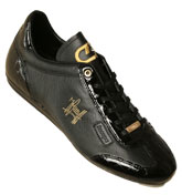 Cruyff Classics Cruyff Recopa Classic Black/Gold Leather Trainers