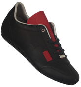 Cruyff Classics Cruyff Recopa Classic Black/Red Leather Trainers