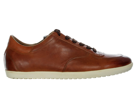Libre Cognac Brown Leather Trainers