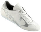 Cruyff Monster Logo White/Silver Leather Trainers
