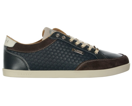 Pelota Navy/Charcoal Quilted Leather