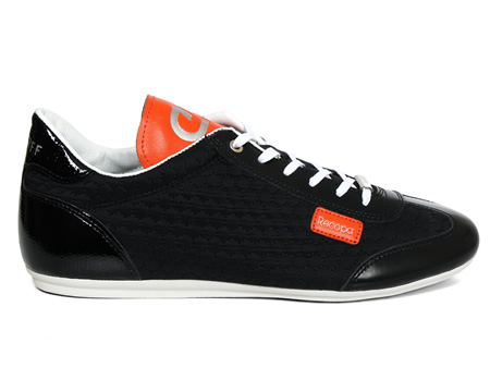 Cruyff Recopa Classic Black/Orange Quilted