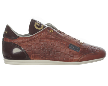 Recopa Classic Cognac Leather Trainers