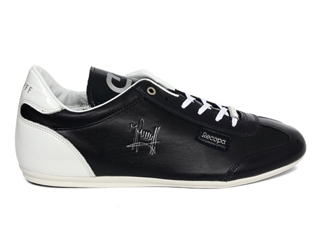 Cruyff Recopa Classic Navy Leather Trainers