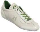 Cruyff Recopa Classic White/Green Leather Trainers