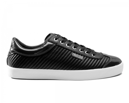 Santi Black Quilted Trainers