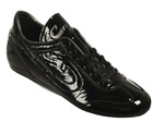 Cruyff Vanenburg Black Patent Leather Trainers