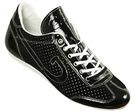 Cruyff Vanenburg Black Perforated Suede Trainers