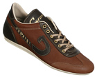 Cruyff Vanenburg Brown/Navy Leather Trainers