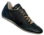 Cruyff Vanenburg Charcoal/Navy Leather Trainers