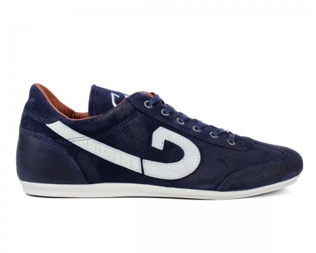 Cruyff Vanenburg Evening Blue Suede Trainers