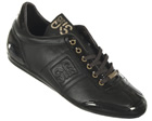 Cruyff Vanenburg Grande 65 Black Leather Trainers