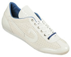 Cruyff Vanenburg White/Blue Perforated Suede