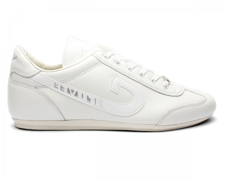 Cruyff Vanenburg White Leather Trainers