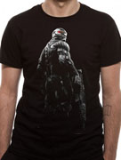Crysis (Grey And Red) T-shirt cid_6864TSBP