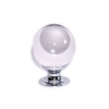 Crystal Ball Cupboard Knob 25mm Chrome