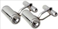 Crystal Barrel Cufflinks by Ian Flaherty