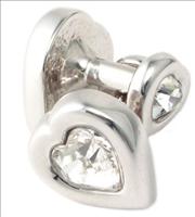Crystal Heart Cufflinks by Ian Flaherty