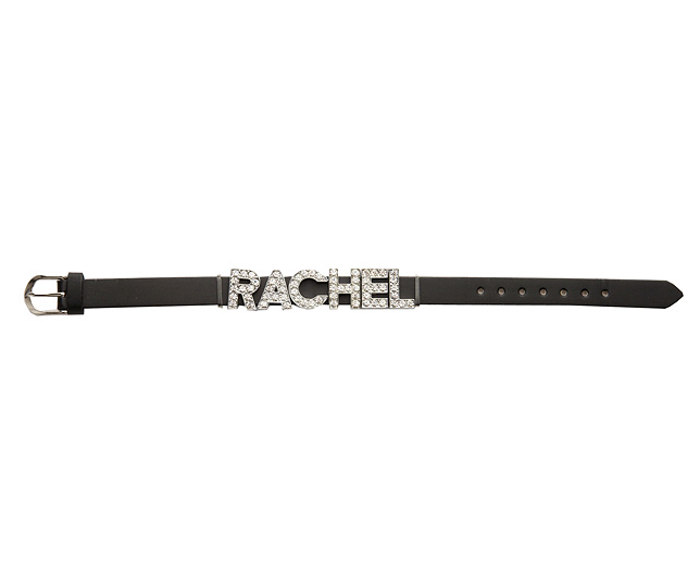 Letter Bracelets - Black - Personalised