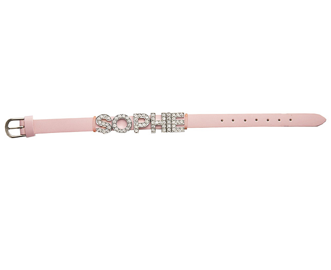Letter Bracelets - Pink - Personalised
