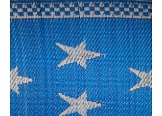 CSAO Plastic mat stars - blue and white M